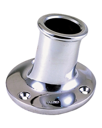 Upright Flag Pole Socket - 13&deg; Angled Stern
